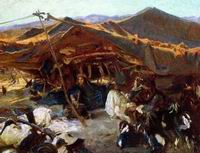 (image for) Handmade oil painting Copy paintings of famous artists John Singer Sargenti's art Bedouin Encampment